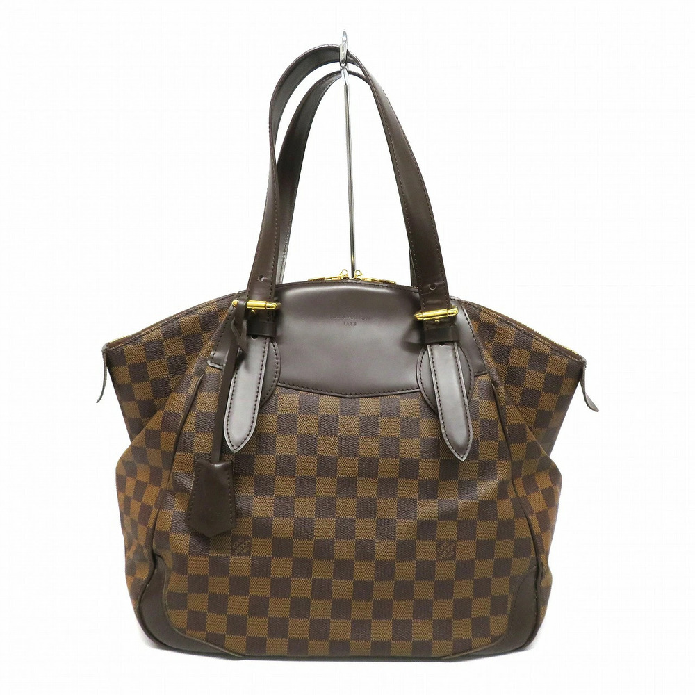 Louis Vuitton Verona Tote Bag Handbag Damier Brown